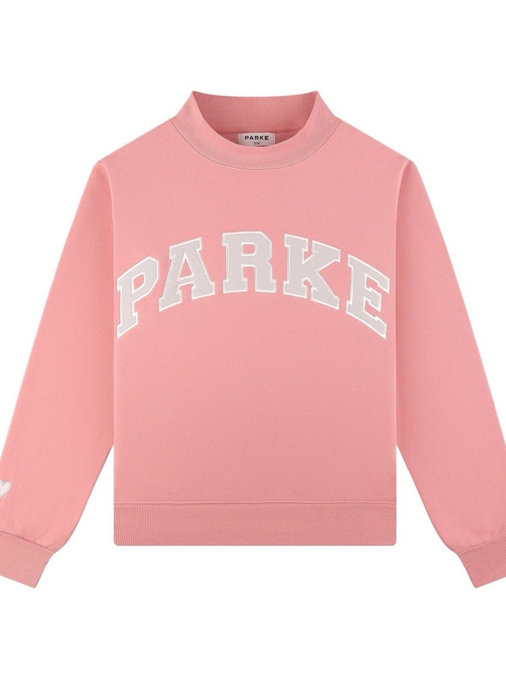 PARKE Pink Crewneck Sweatshirt for Women